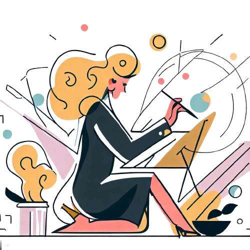 Illustration of a woman.